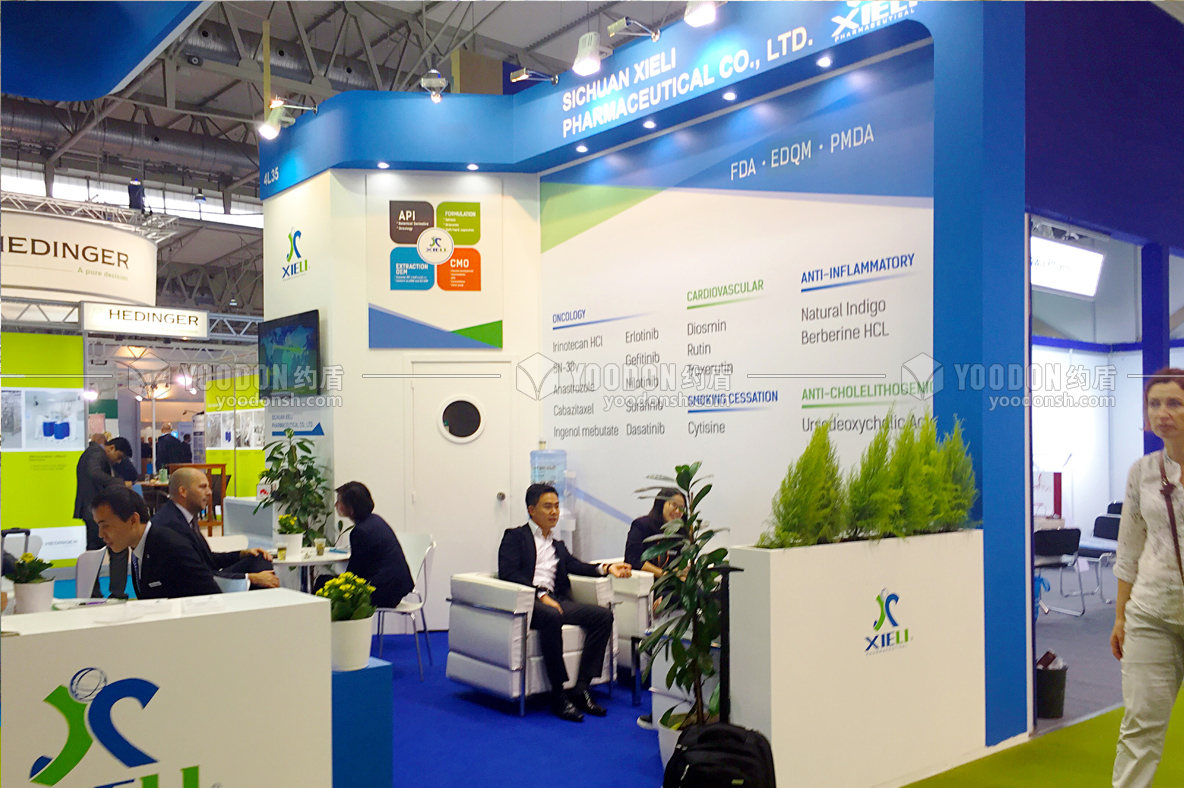 制藥展臺搭建效果
